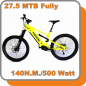 Preview: E-Bike MTB Fully Taifun 48V 250/500 Watt 15ah/720Watt Akku