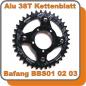Preview: Kettenblatt 38er für Mittelmotor Bafang/Alu - Ebike - Zahnrad - chainring