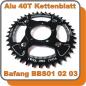 Preview: Kettenblatt 40er für Mittelmotor Bafang/Alu - Ebike - Zahnrad - chainring