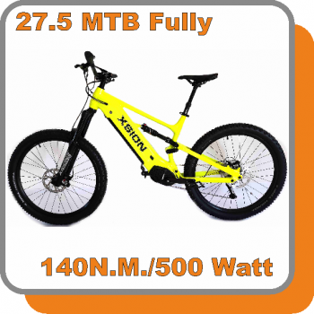 E-Bike MTB Fully Taifun 48V 250/500 Watt 15ah/720Watt Akku