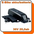 E-Bike Akku 36V 20,0ah Li-ionen Akku mit BMS und Charger (MTB) 720Wh